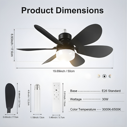 AeroGlow - Socket Fan